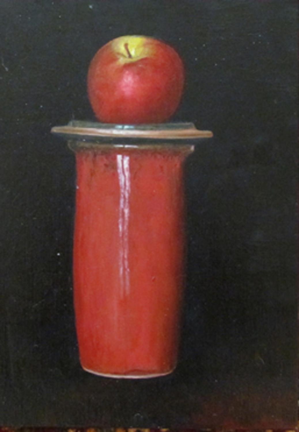 Judith Kuehne - Red Apple and jar