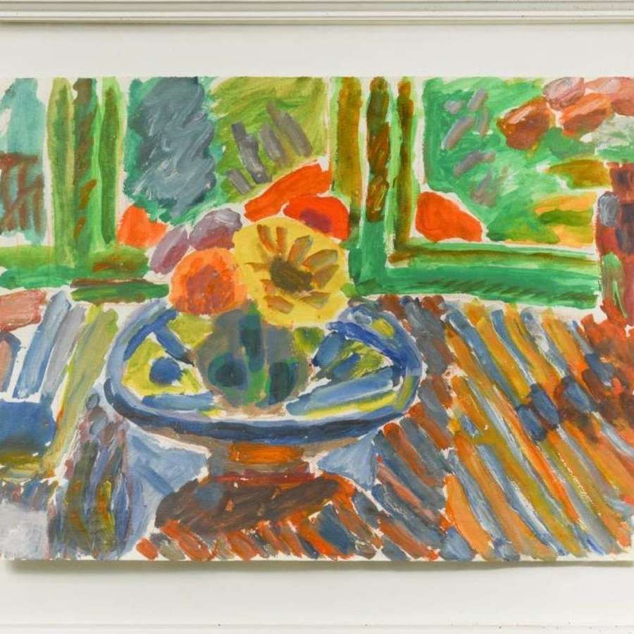 George Hooper 1910-1994 - Flowers by the Window