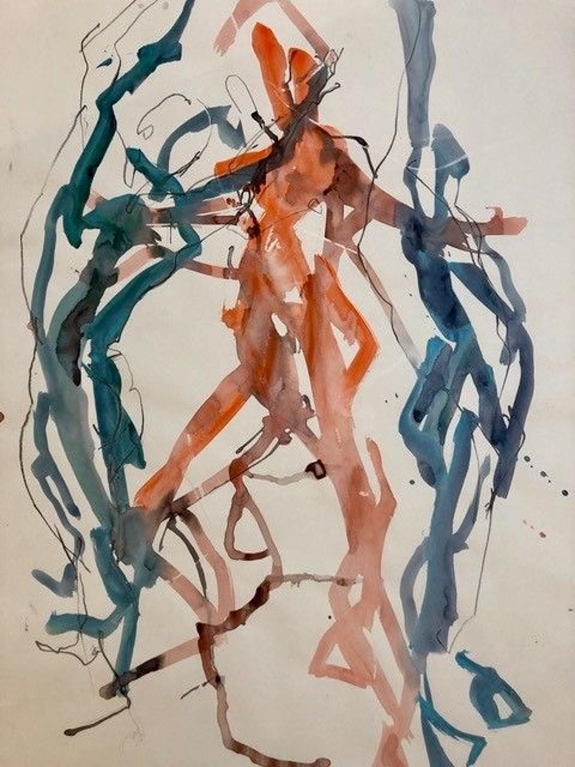 Judith Brenner. Dancing figures.