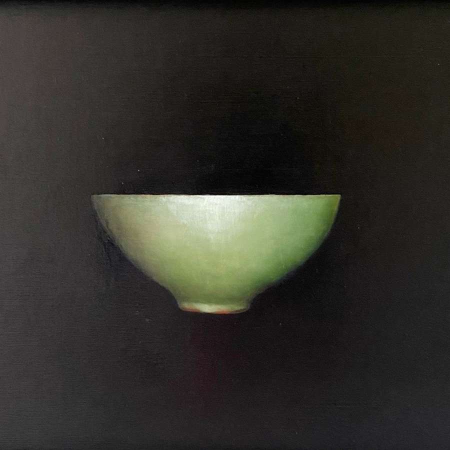 Judith Kuehne.  'Celadon Series. Shadowed Bowl'